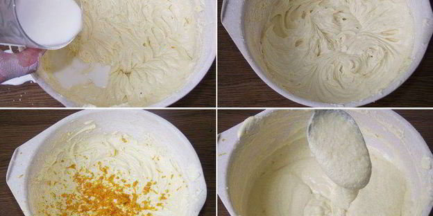 пасхальные апельсиновые капкейки с ромовым кремом