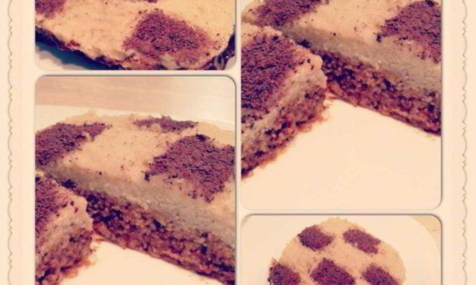 Рецепт шахматного кекса по сыроеду