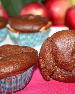 Шоколадно-творожные кексы