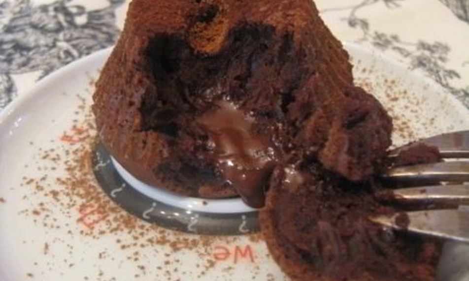 Рецепт шоколадного фондана