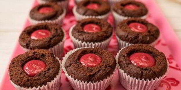 шоколадные капкейки с сюрпризом