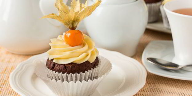 шоколадные капкейки с сюрпризом