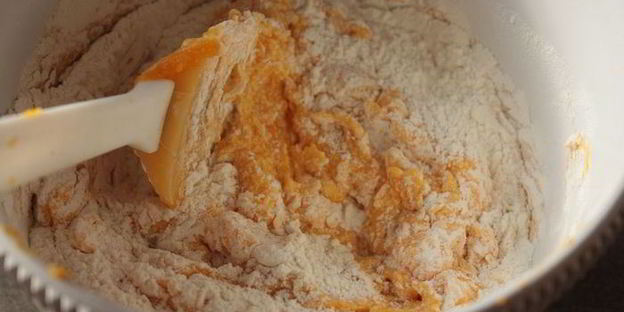 тыквенно-апельсиновые кексы привидения