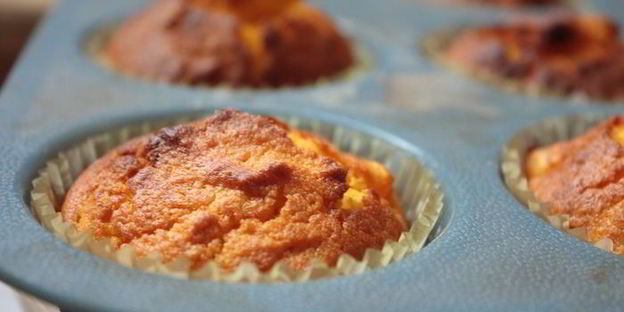 тыквенно-апельсиновые кексы привидения