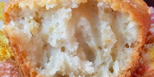 яблочные кексы с кокосом