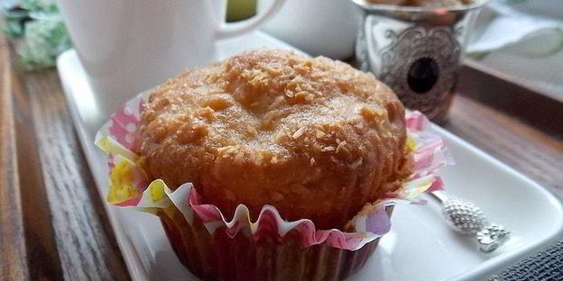 яблочные кексы с кокосом