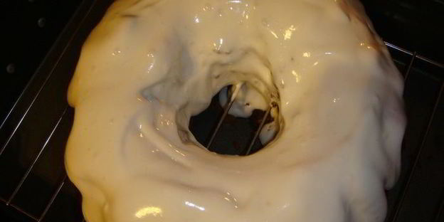 зимний яблочный кекс