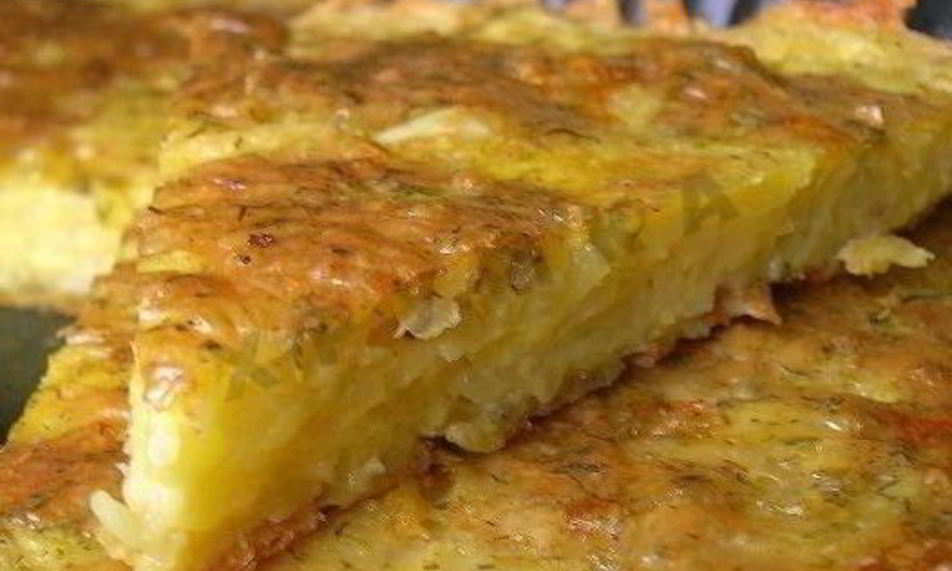Рецепт хачапури из тертого картофеля с сыром и чесноком