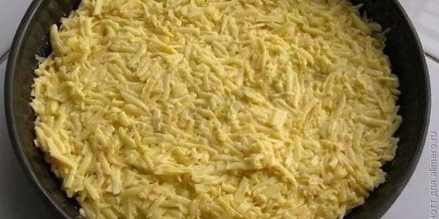 хачапури из тертого картофеля с сыром и чесноком