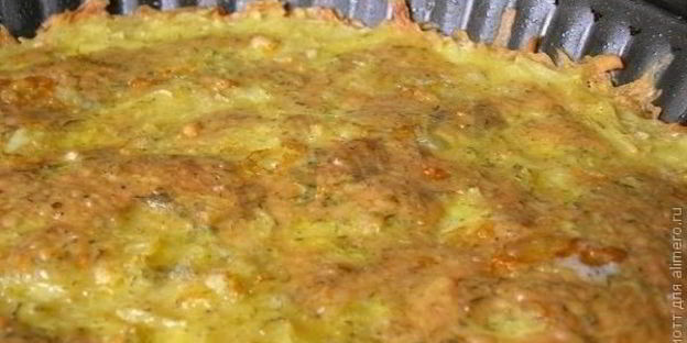 хачапури из тертого картофеля с сыром и чесноком