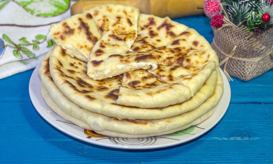 Рецепт хачапури на кефире на сковороде