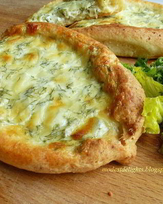 Хачапури на творожном тесте