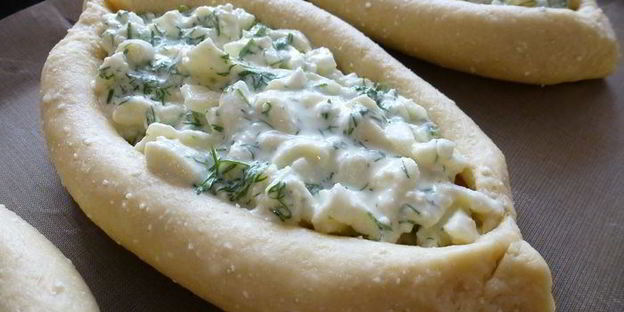 хачапури на творожном тесте