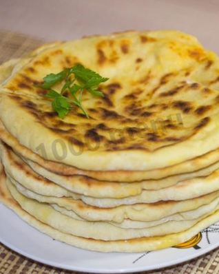 Хачапури по тбилисски за 5 минут на сковороде