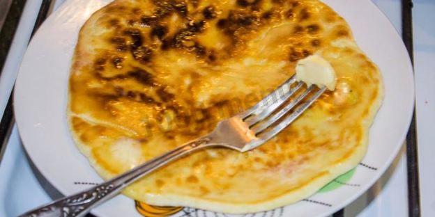 хачапури по тбилисски за 5 минут на сковороде