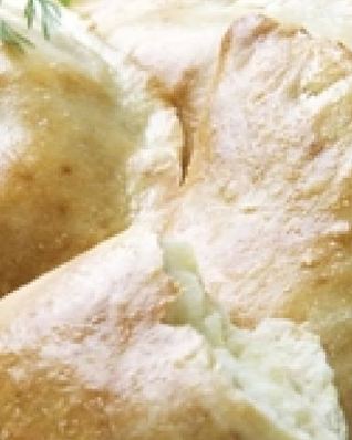 Хачапури с картофельно-сырной начинкой