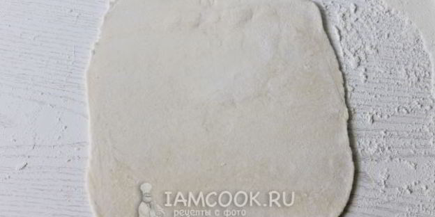 хачапури с сыром из слоеного теста