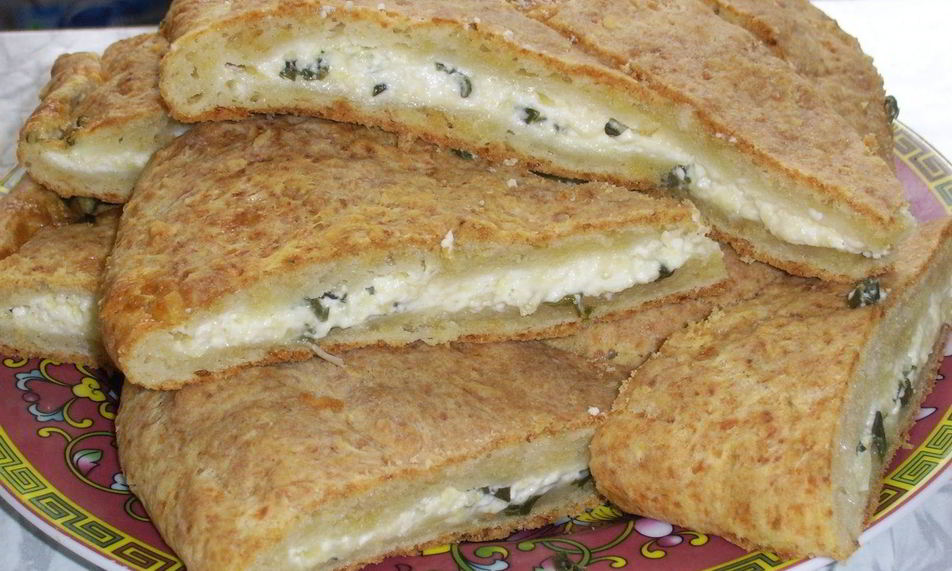 Рецепт хачапури с творогом и сыром в духовке