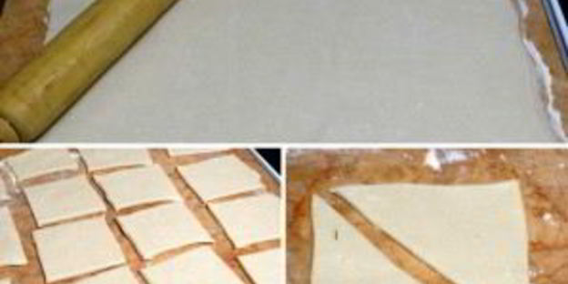 хачапури с творогом и зеленью