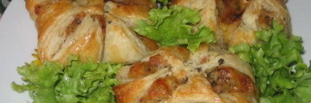 Хачапури с ветчиной и сыром