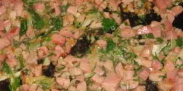 хачапури с ветчиной и сыром