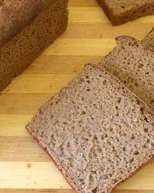 Амарантово-ржаной хлеб