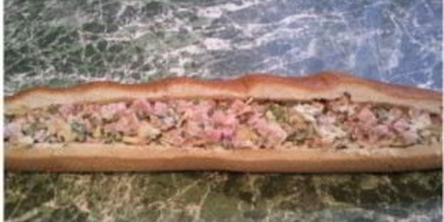 багет с начинкой