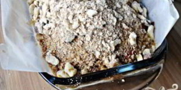 банановый хлеб с корицей и орехами