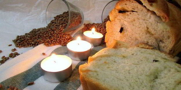 чесночный хлеб с шалфеем