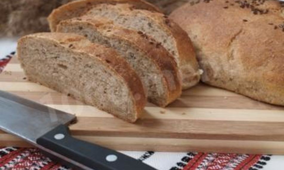 Рецепт горчичного хлеба из цельнозерновой муки с семенами льна