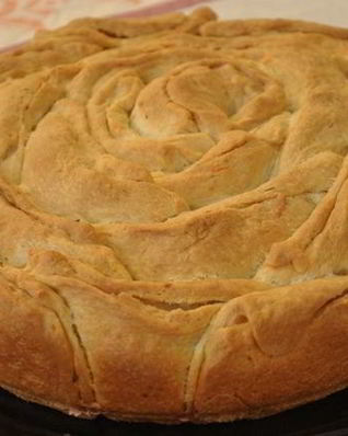 Хлеб Роза с сыром и укропом