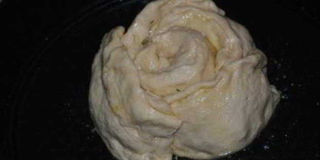 хлеб роза с сыром и укропом