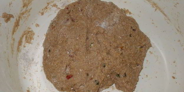 хлеб с болгарскими перцами