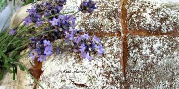 хлеб с медом и лавандой