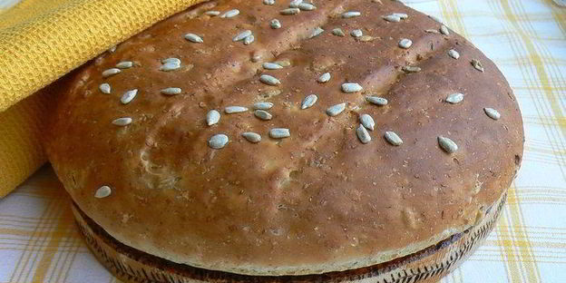 хлеб с мультизлаковыми хлопьями, отрубями и семечками