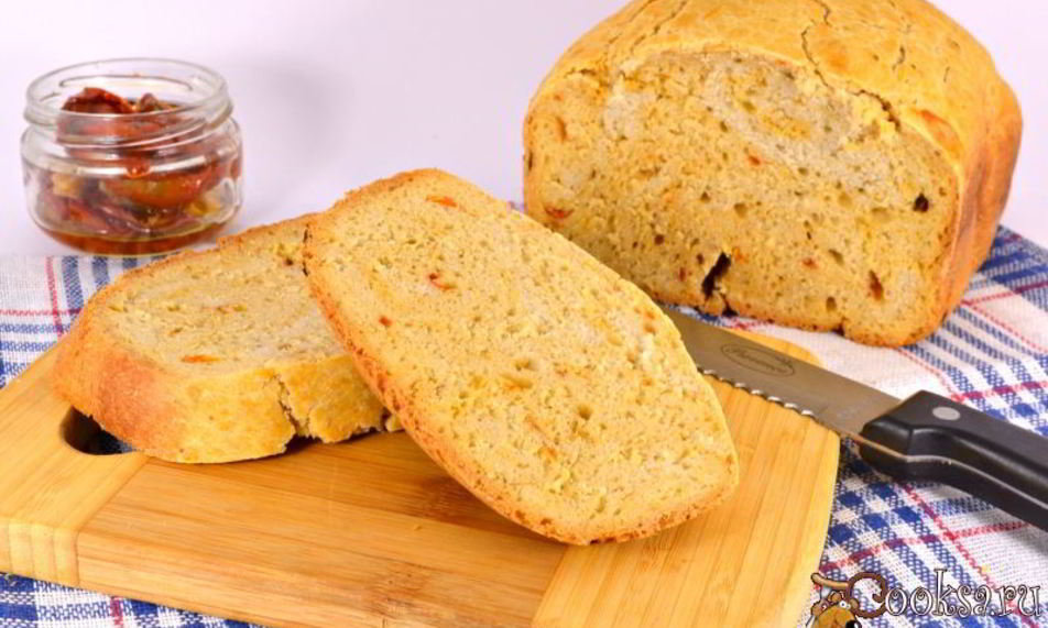 Рецепт хлеба с отрубями и вялеными помидорами в хлебопечке