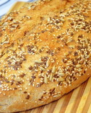 Хлеб с семечками