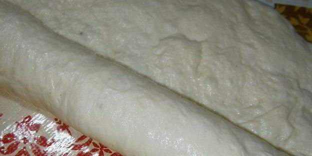 хлеб с семолиной на картофельном отваре