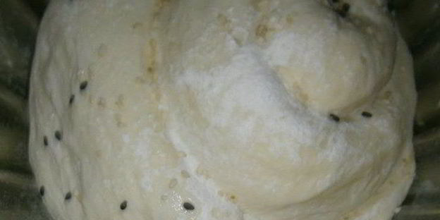 хлеб с семолиной на картофельном отваре