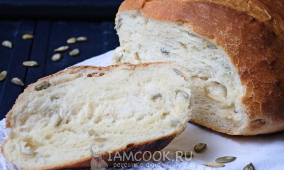 Рецепт хлеба с тыквенными семечками