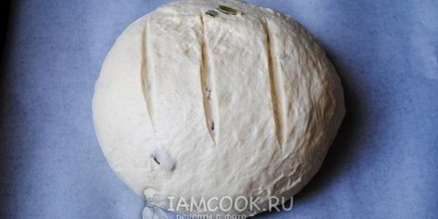 хлеб с тыквенными семечками