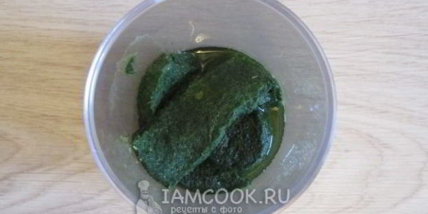 хлеб со шпинатом