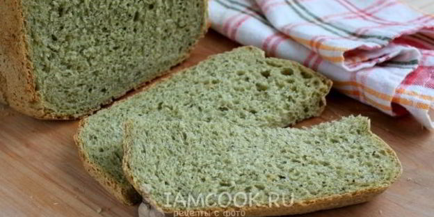 хлеб со шпинатом