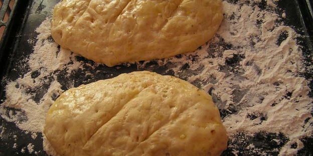 луковый хлеб