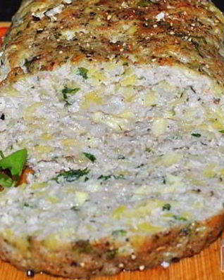 Мясной хлеб с картофелем