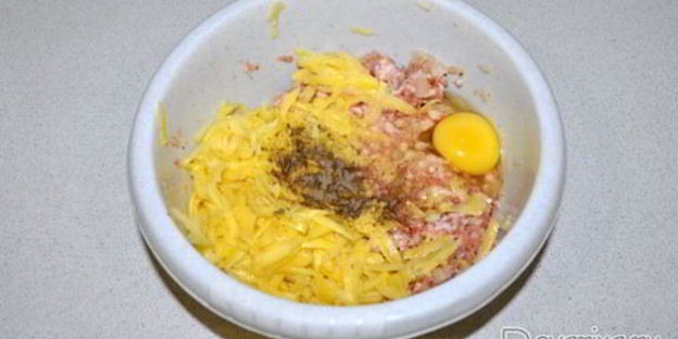 мясной хлеб с картофелем