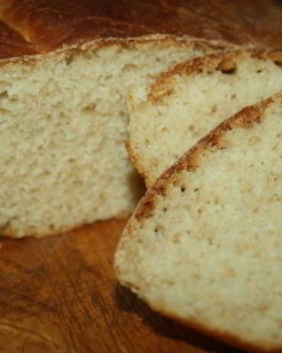 Нежный хлебушек на кефире с пшеничными отрубями