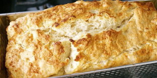 пивной хлеб на сливочном масле