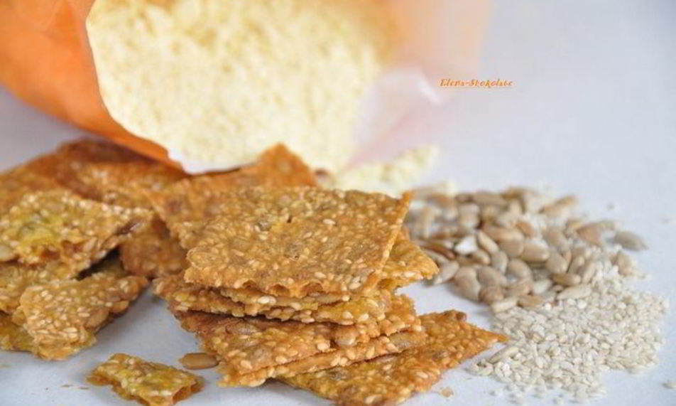 Рецепт шведских хрустящих хлебцев с семенами