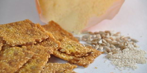 шведские хрустящие хлебцы с семенами